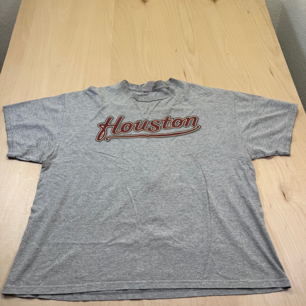 Majestic Houston Biggio 7 Baseball T Shirt Men's‎ XL Gray Short Sleeve